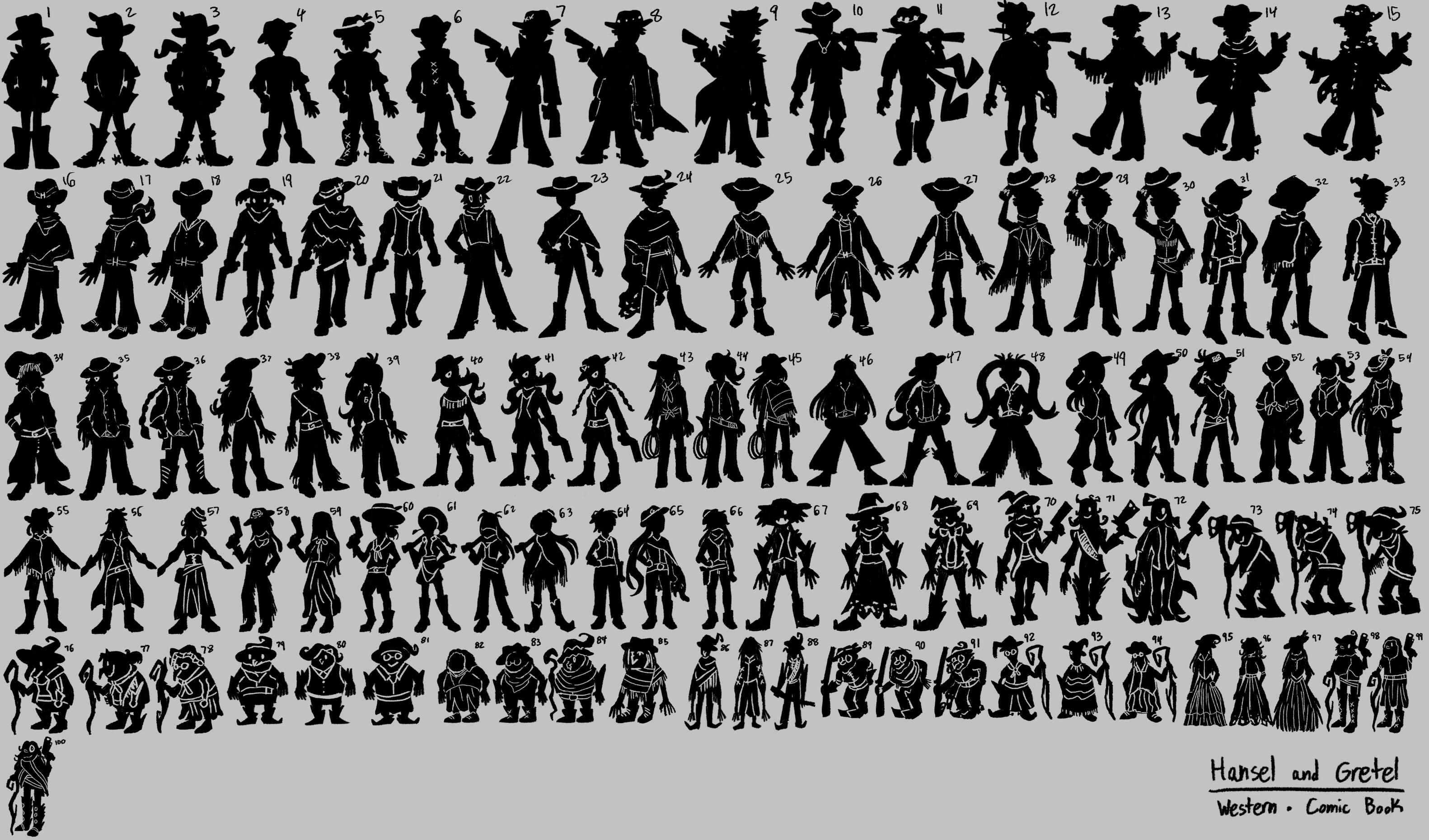 hansel and gretel silhouettes